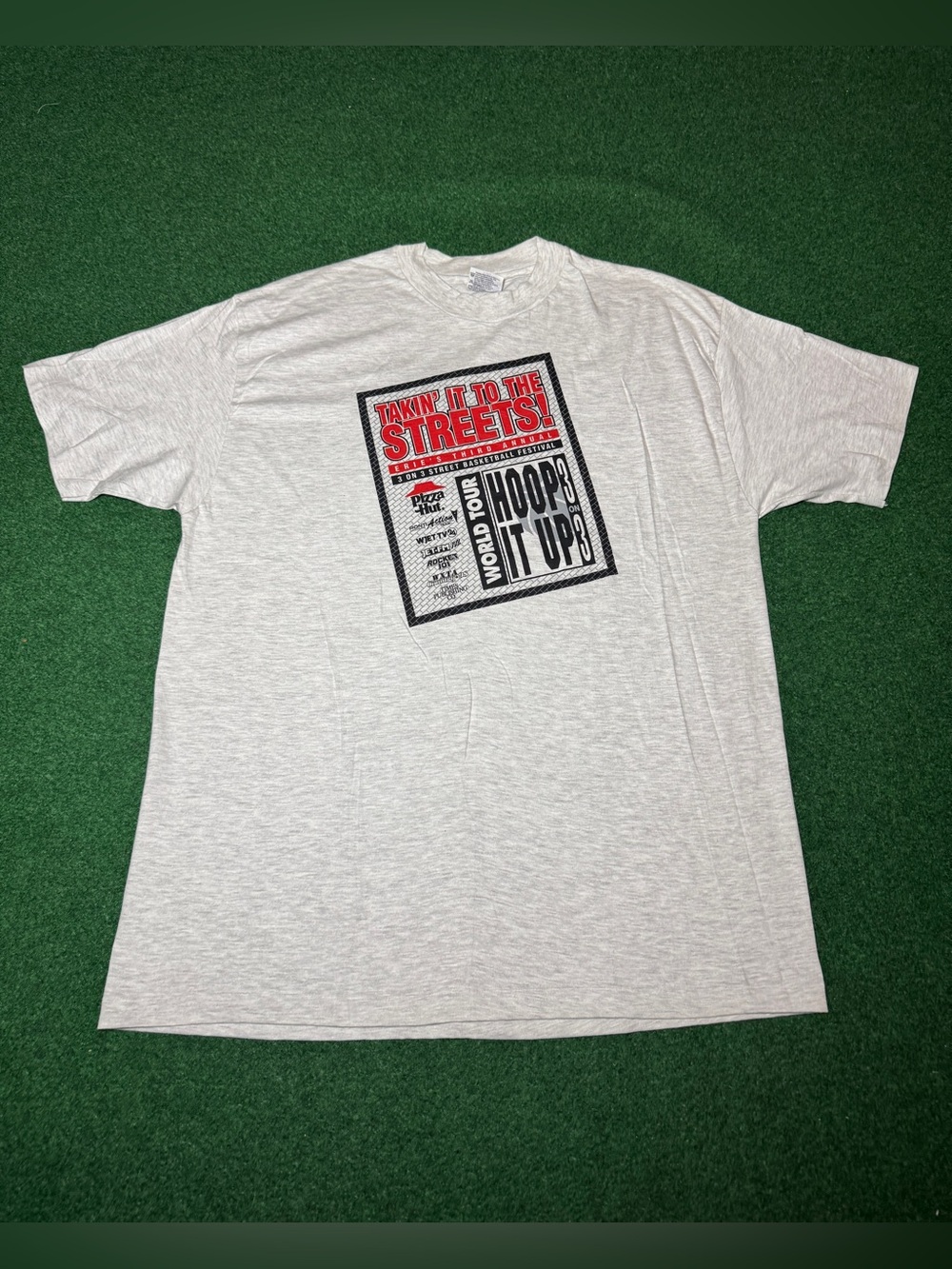 Pizza Hut Basketball Vintage T Shirt 3 On 3 Erie Pa 90s XL Never Worn Shirt